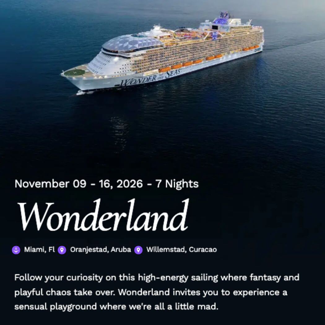 Bliss Wonderland Cruise November 2026