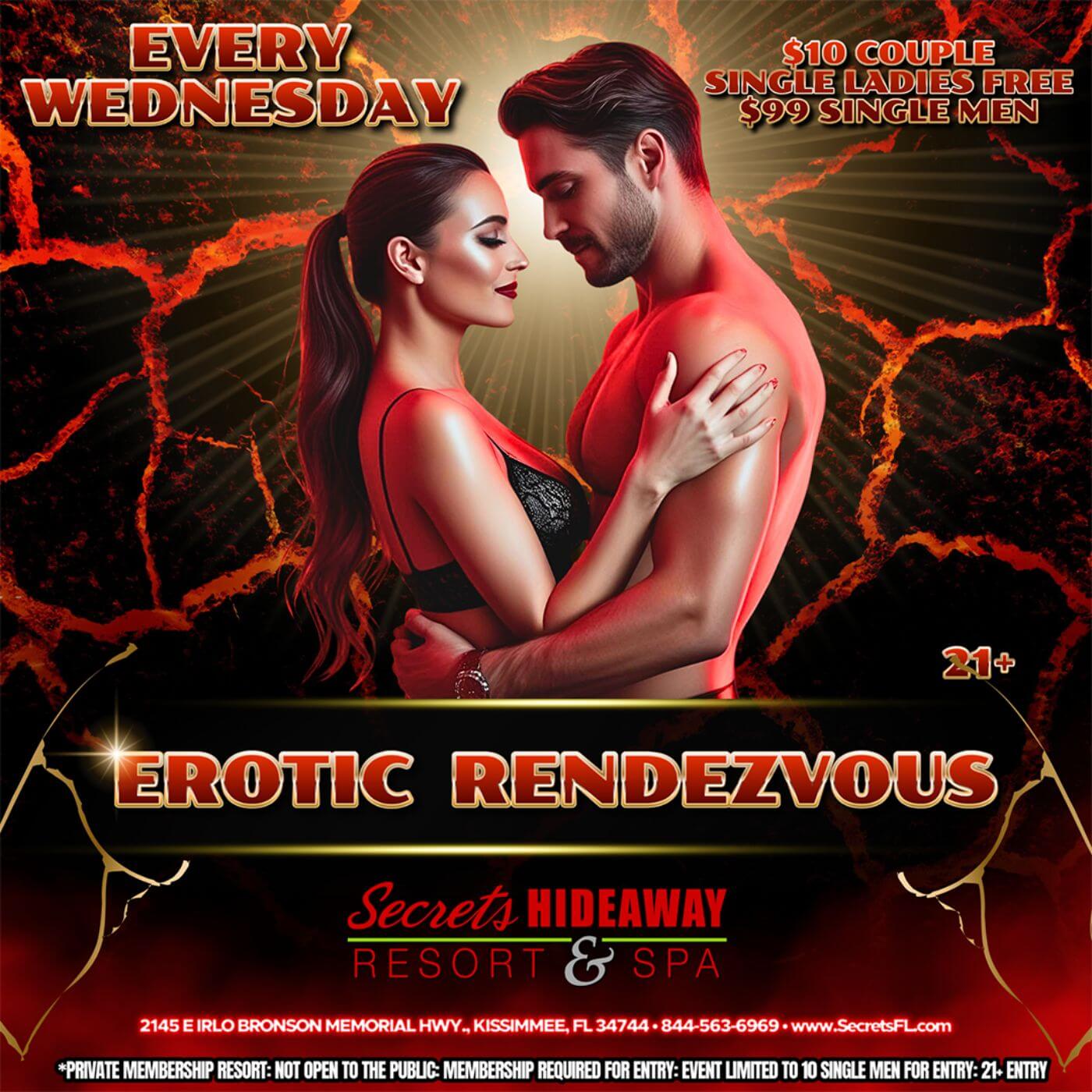 Erotic Rendezvous social at Secrets Hideaway in Kissimmee