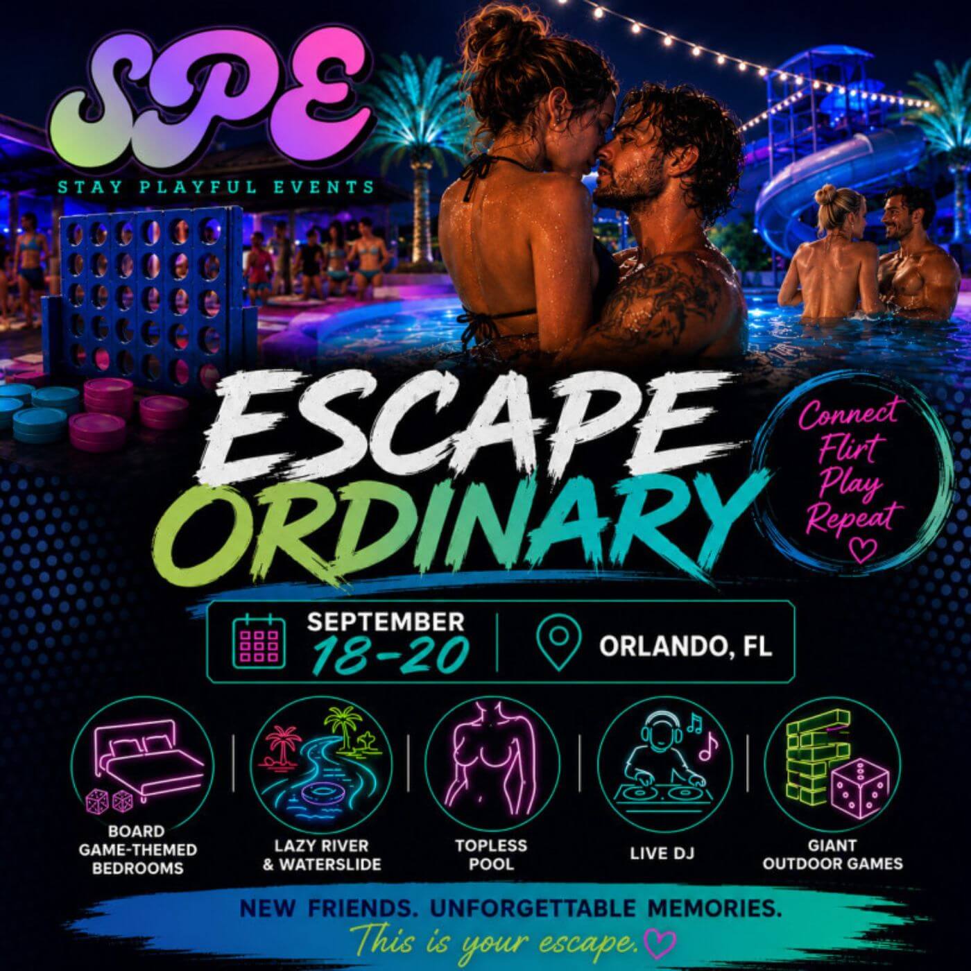 Stay Playful Escape Ordinary private Orlando-area lifestyle weekend